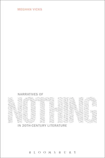 Cover of Narratives of Nothing in 20th-Century Literature