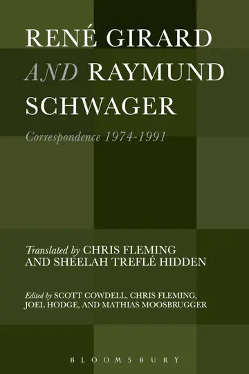 Cover of René Girard and Raymund Schwager