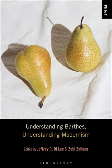 Cover of Understanding Barthes, Understanding Modernism
