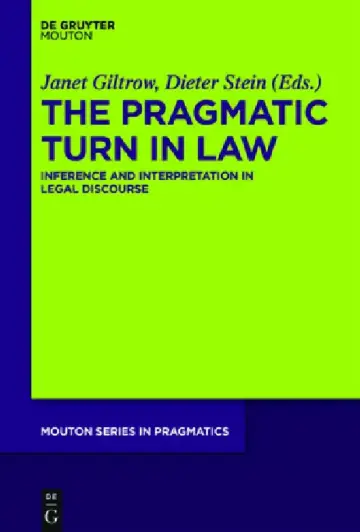 Cover of The Pragmatic Turn in Law