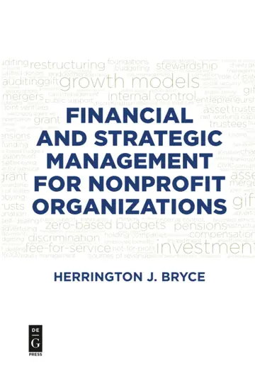 Cover of Financial and Strategic Management for Nonprofit Organizations, Fourth Edition