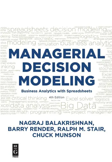 Cover of Managerial Decision Modeling