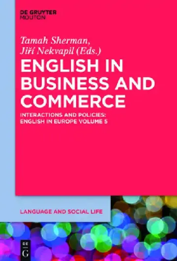 Cover of English in Business and Commerce