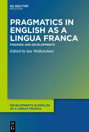 Cover of Pragmatics in English as a Lingua Franca