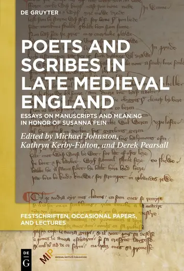Cover of Poets and Scribes in Late Medieval England