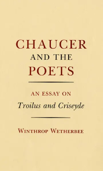 Cover of Chaucer and the Poets