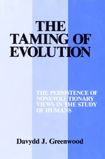 Cover of The Taming of Evolution