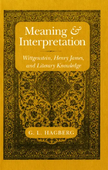 Cover of Meaning and Interpretation