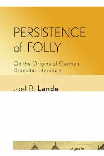 Cover of Persistence of Folly