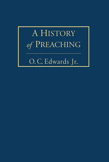 Cover of A History of Preaching (1)