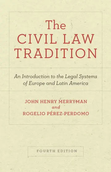 Cover of The Civil Law Tradition