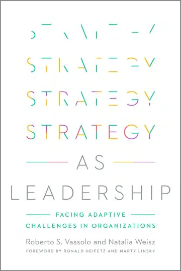 Cover of Strategy as Leadership