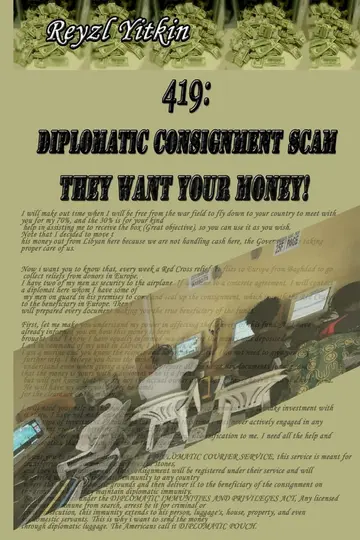 Cover of 419 - Diplomatic Consignment Scam