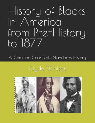 Cover of History of Blacks in America from Pre-history to 1877