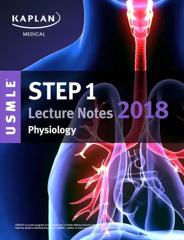 Cover of USMLE Step 1 Lecture Notes (Kaplan) 2018