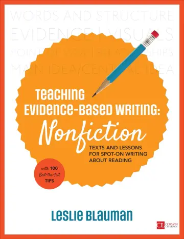 Cover of Teaching Evidence-Based Writing