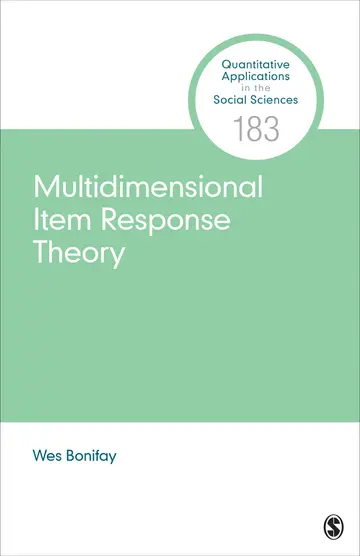 Cover of Multidimensional Item Response Theory