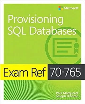 Cover of Exam Ref 70-765 Provisioning SQL Databases