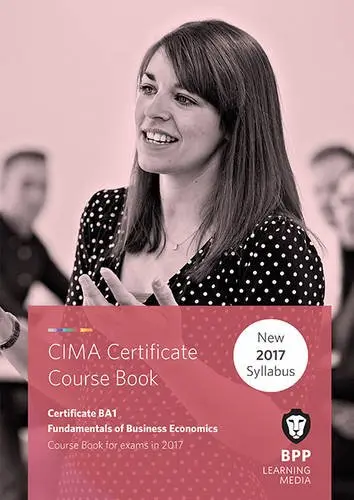 Cover of CIMA BA1 Fundamentals of Business Economics