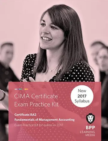 Cover of CIMA BA2 Fundamentals of Management Accounting