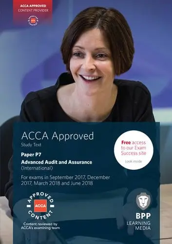 Cover of ACCA P7 Advanced Audit and Assurance (International)