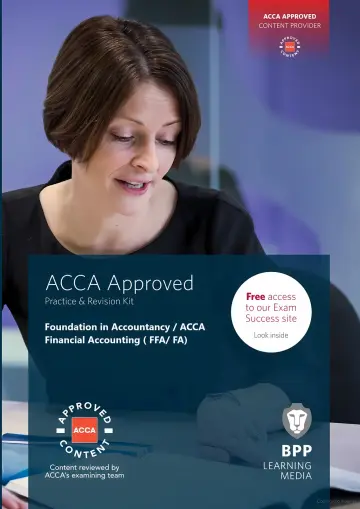 Cover of FIA Foundations of Financial Accounting FFA (ACCA F3)