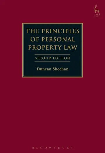 Cover of The Principles of Personal Property Law