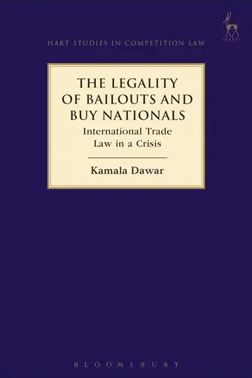 Cover of The Legality of Bailouts and Buy Nationals