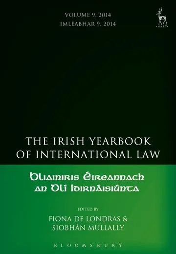 Cover of The Irish Yearbook of International Law, Volume 9, 2014
