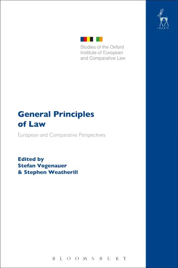 Cover of General Principles of Law