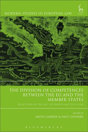 Cover of The Division of Competences between the EU and the Member States