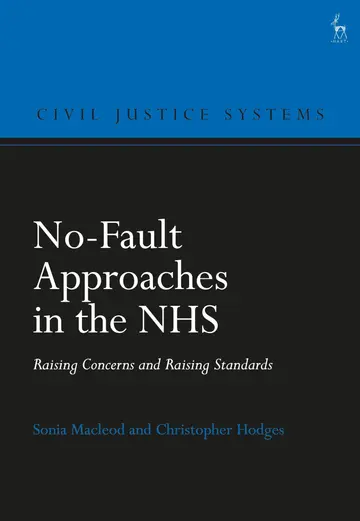 Cover of No-Fault Approaches in the NHS