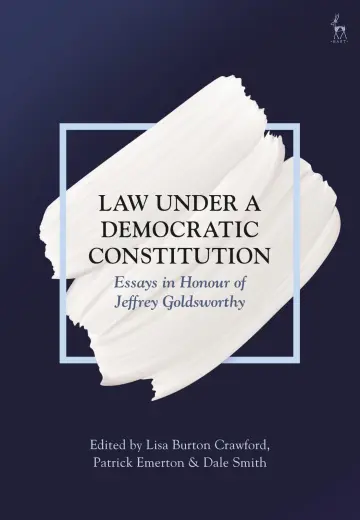 Cover of Law Under a Democratic Constitution