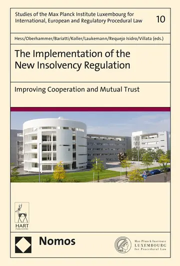 Cover of The Implementation of the New Insolvency Regulation