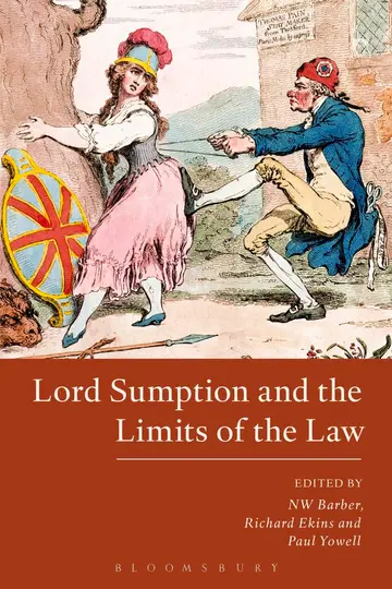 Cover of Lord Sumption and the Limits of the Law