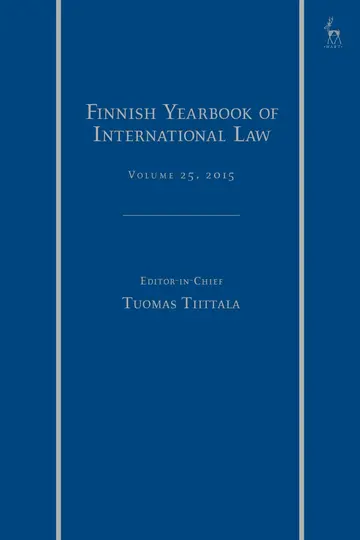 Cover of Finnish Yearbook of International Law, Volume 25, 2015