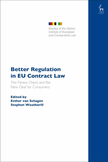 Cover of Better Regulation in EU Contract Law
