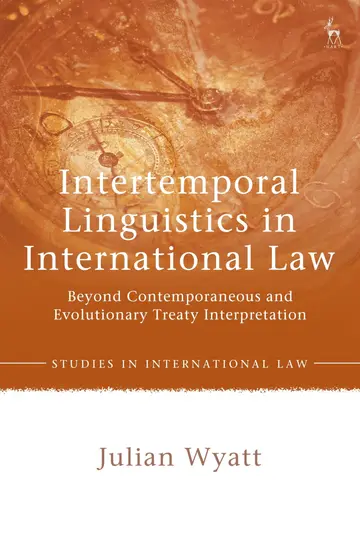 Cover of Intertemporal Linguistics in International Law