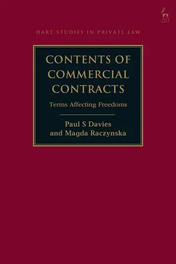 Cover of Contents of Commercial Contracts