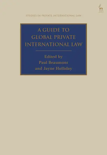 Cover of A Guide to Global Private International Law