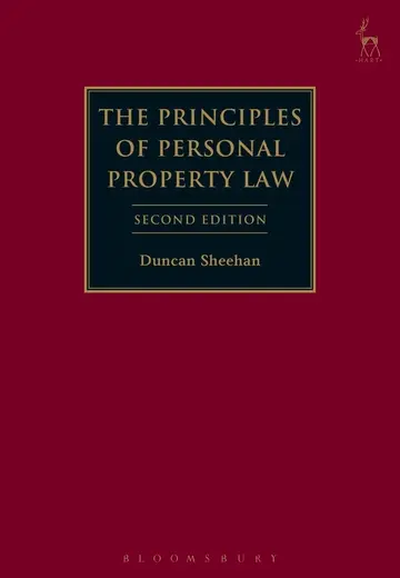 Cover of The Principles of Personal Property Law