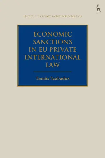 Cover of Economic Sanctions in EU Private International Law
