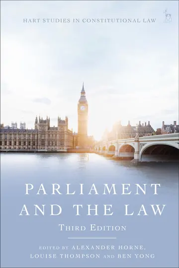 Cover of Parliament and the Law
