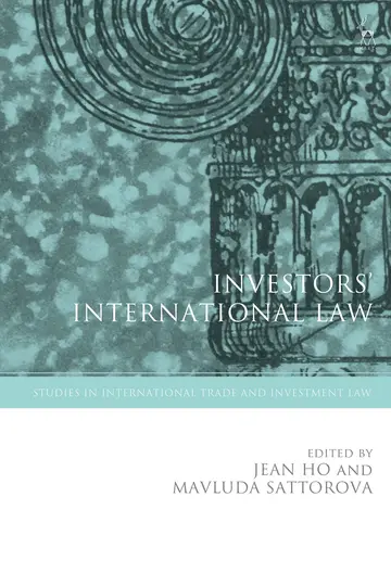 Cover of Investors’ International Law
