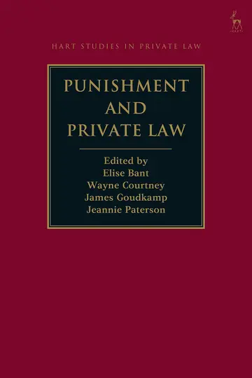 Cover of Punishment and Private Law