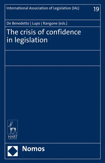Cover of The Crisis of Confidence in Legislation
