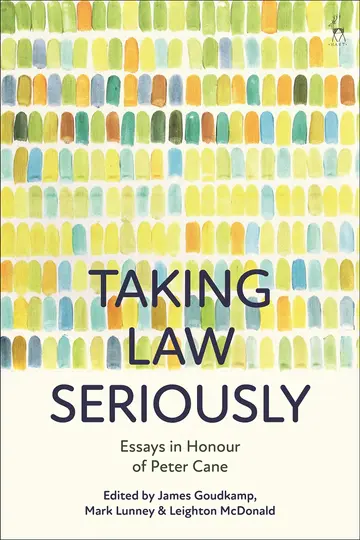 Cover of Taking Law Seriously