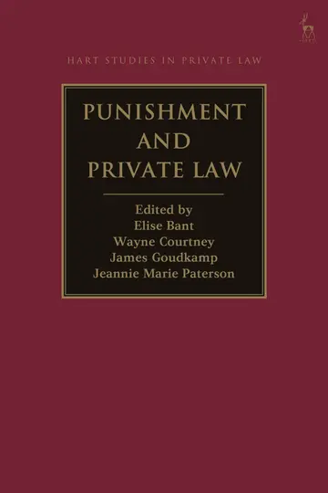 Cover of Punishment and Private Law