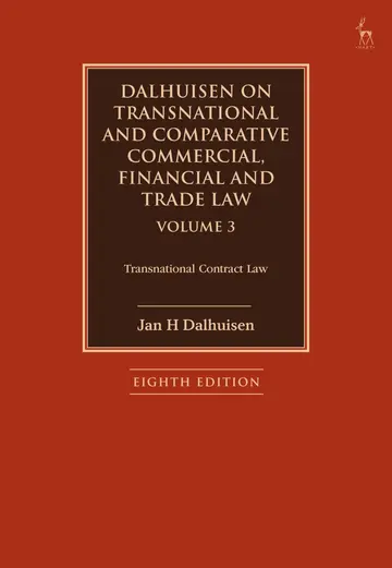 Cover of Dalhuisen on Transnational and Comparative Commercial, Financial and Trade Law