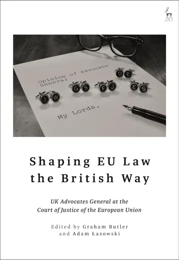 Cover of Shaping EU Law the British Way